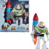 Mattel Toy Story Rocket Rescue Buzz Lightyear talking action figure packaging