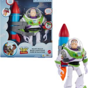 Mattel Toy Story Rocket Rescue Buzz Lightyear talking action figure packaging
