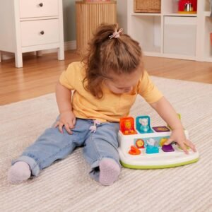 Interactive pop-up animals lion elephant bear and dog for toddlers