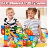 Kids Following Instruction Manual to Build STEM Magnetic Track