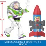 Large scale Buzz Lightyear figure 10.5 inch height dimensions