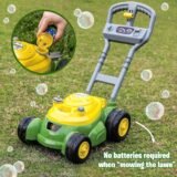 Included bubble solution bottle for John Deere mower toy