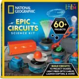 National Geographic Epic Circuits Science Kit with 60 Plus STEM Projects