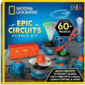 National Geographic Epic Circuits Science Kit with 60 Plus STEM Projects