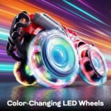 GlowRover toy truck dimensions and cool big pipe design details